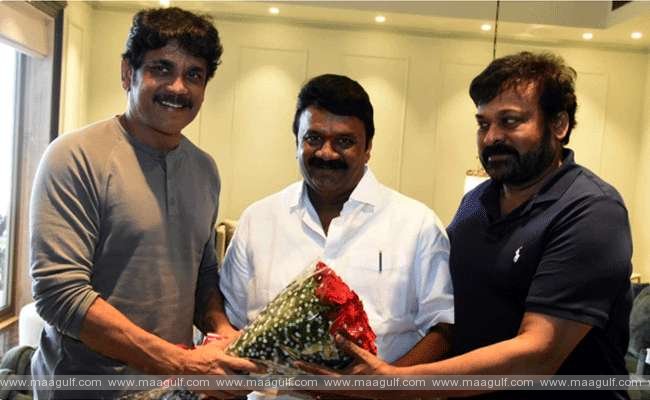 చిరంజీవి,నాగార్జున తో భేటీ అయిన తలసాని శ్రీనివాస్ యాదవ్