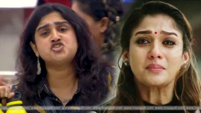 9 ప్రభుదేవాతో నువ్వు చేసిందేమిటి: నయనతారపై విరుచుకుపడ్డ వనిత