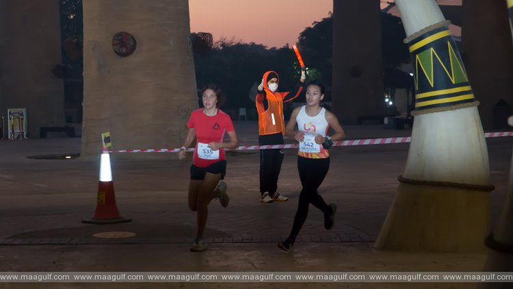 UAE’s Shamsa Salim romps through Dubai Safari Park in Stage 1 of Dubai Women’s Running Challenge