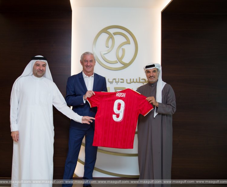 Liverpool legend Ian Rush visits DSC, discusses starting projects in Dubai