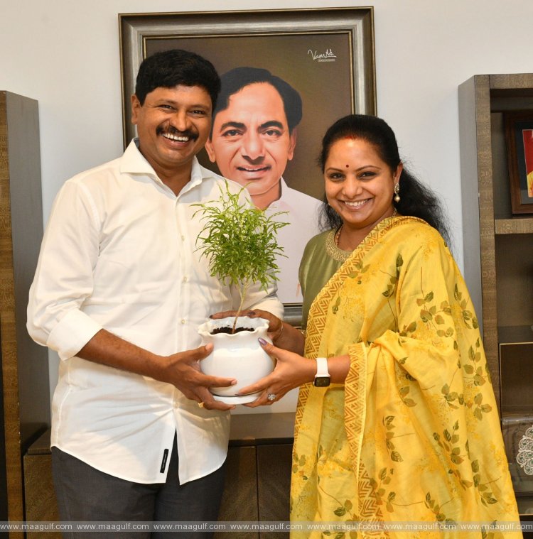 గ్రీన్ ఇండియా ఛాలెంజ్: ‘కోటి వృక్షార్చన’ పోస్టర్ ను విడుదల చేసిన కల్వకుంట్ల కవిత