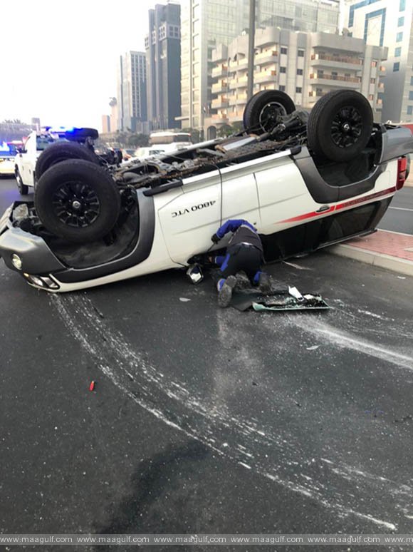 Six injured in Traffic Accidents Over Last 48 Hours in Dubai