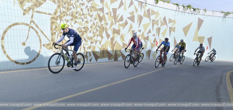 Cycling underpass at Seih Assalam designated as Houbara Tunnel