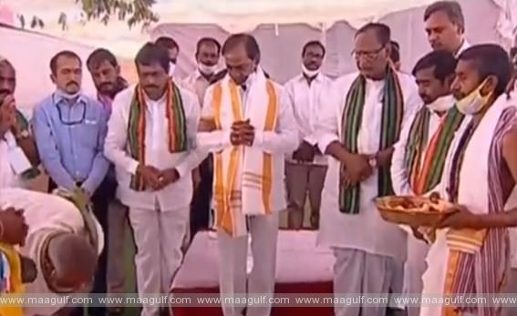 13 ఎత్తిపోతల పథకాలకు సీఎం కె.సి.ఆర్ శంకుస్థాపన