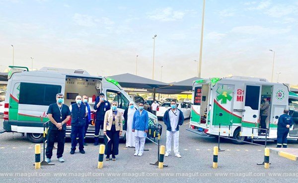 కువైట్ లో  మొబైల్ వ్యాక్సినేషన్ యూనిట్..కదల్లేని వారి కోసం ఏర్పాటు