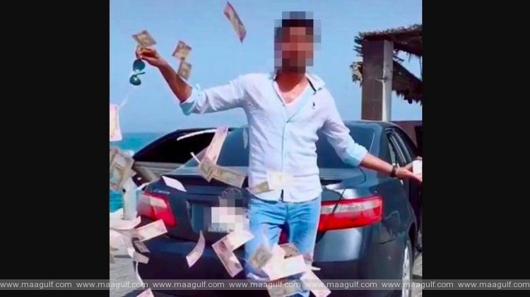 ఫేక్ కరెన్సీని విసిరిన వ్యక్తి అరెస్ట్, భారీ జరీమానా