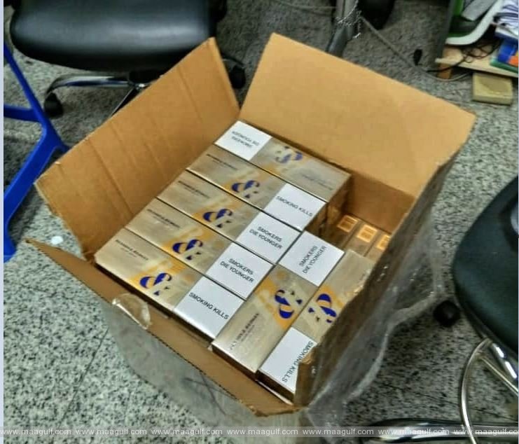 శంషాబాద్ విమానాశ్రయంలో పట్టుబడిన విదేశీ సిగరెట్లు