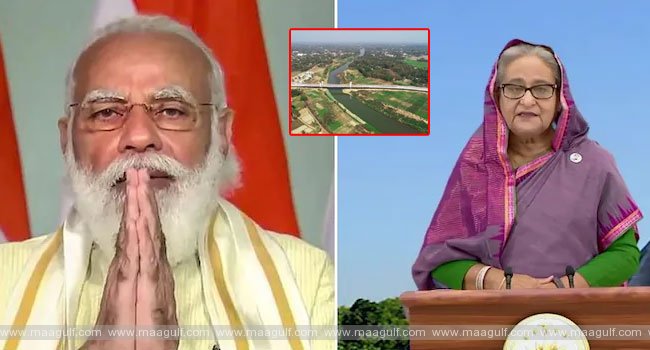 భారత్-బంగ్లాల మధ్య అతిపెద్ద వంతెన ‘మైత్రి సేతు’ను ప్రారంభించిన మోదీ