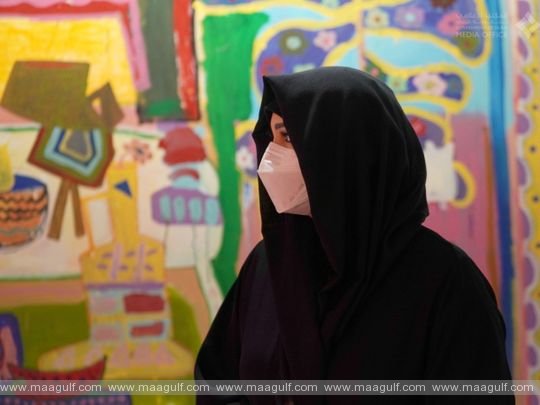 Latifa bint Mohammed visits the 14th edition of Art Dubai