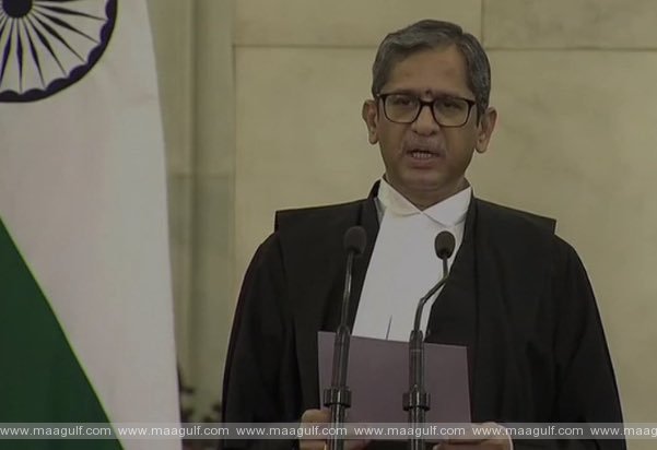 చీఫ్ జస్టీస్ గా ఎన్వీ రమణ ప్రమాణం