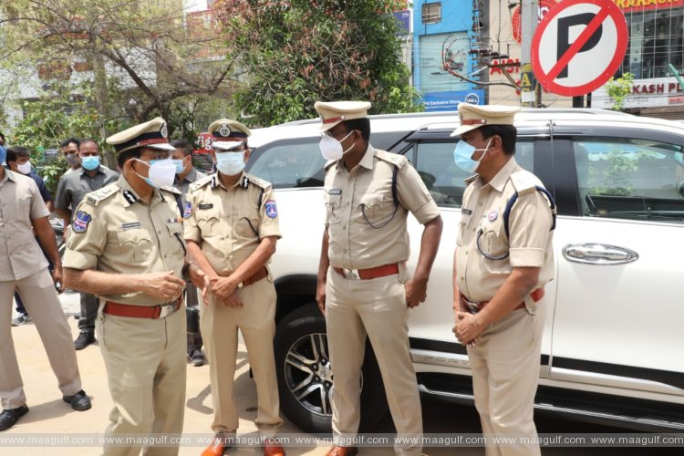 సైబరాబాద్ లో డీజీపీ మహేందర్‌రెడ్డి పర్యటన