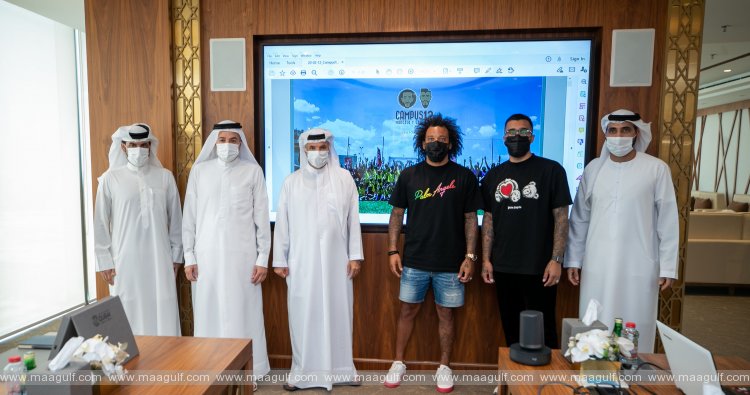 Real Madrid ace Marcelo visits Dubai Sports Council, discusses starting projects in Dubai
