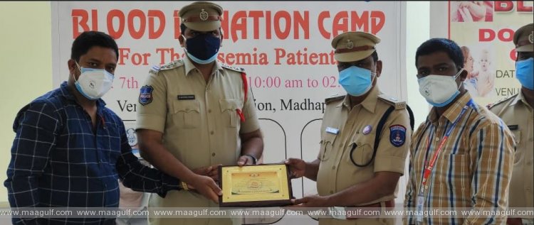 సైబరాబాద్ పోలీసుల రక్తదాన శిబిరం