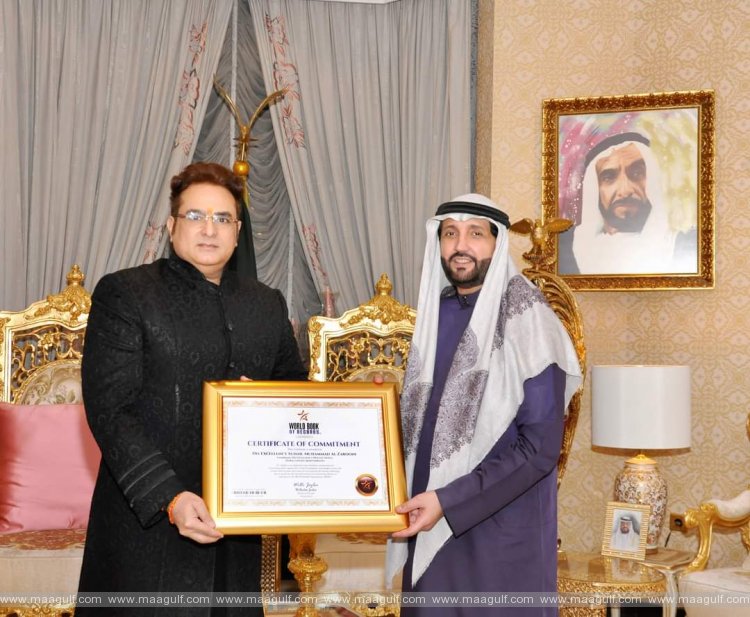 Suhail Muhammad Al Zarooni of Dubai has been honoured by World Book Of Records