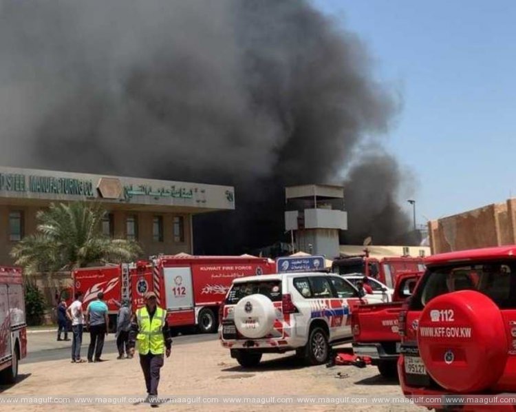 గోడౌన్లో భారీ అగ్నిప్రమాదం..ఒకరు మృతి, ఇద్దరికి గాయాలు