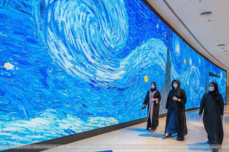 Latifa bint Mohammed inaugurates Infinity Des Lumières, the region\'s largest digital arts centre