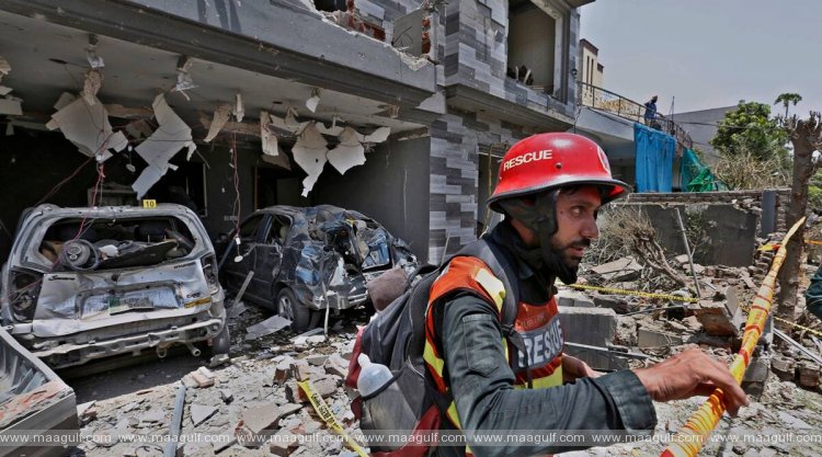 హఫీజ్ సయీద్ ఇంటి వద్ద భారీ పేలుడు