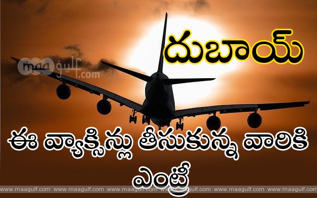 ఈ వ్యాక్సిన్లు తీసుకున్న ప్రవాసీయులకు అనుమతి - దుబాయ్