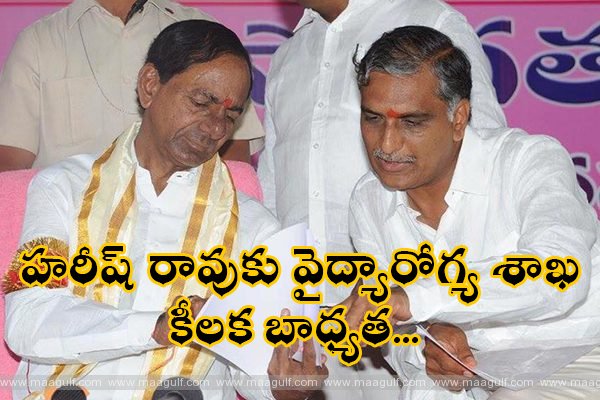 కేసీఆర్ కేబినెట్ కీలక నిర్ణయం..హరీష్ రావుకు వైద్యారోగ్య శాఖ కీలక బాధ్యత...