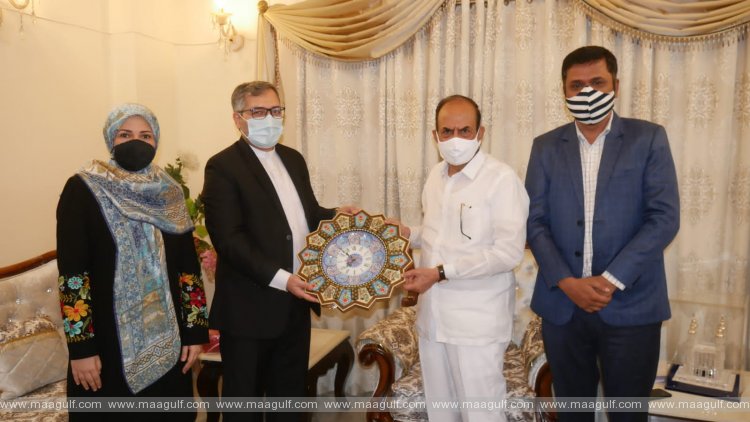 తెలంగాణ హోం మంత్రి మహమూద్ అలీతో భేటీ అయిన ఇరాన్ కాన్సుల్ జనరల్