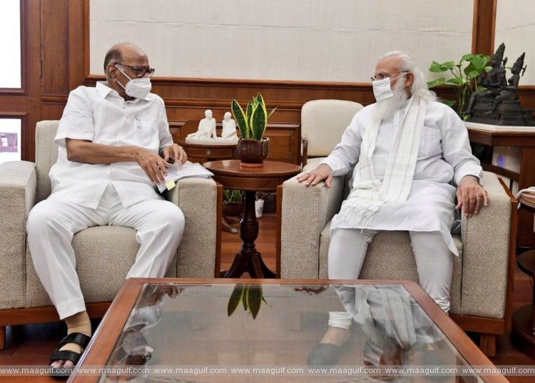 ప్ర‌ధాని మోదీతో శ‌ర‌ద్ ప‌వార్ భేటీ