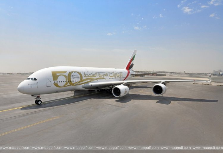 Emirates rolls out custom liveries to mark the UAE’s 50th anniversary