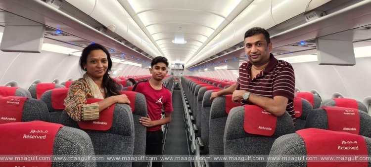 ఎయిర్ అరేబియా విమానంలో కేవలం ముగ్గురే ప్రయాణికులు..
