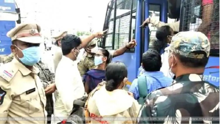 గుంటూరులో నారా లోకేష్ అరెస్టు