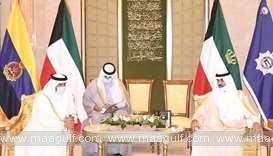 కువైట్ అమీర్ తో ఖతార్ రాయబారి భేటీ