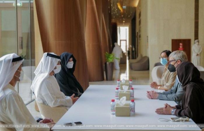 Maktoum bin Mohammed meets Director General of the International Council of Museums