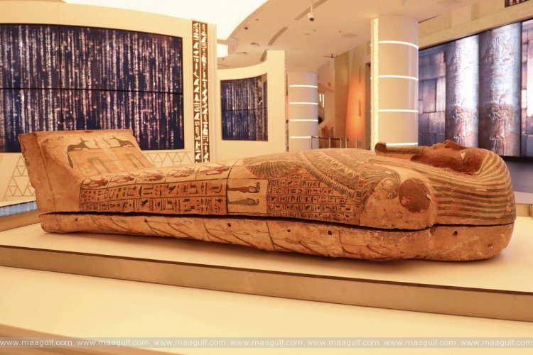 ఎక్స్‌పో దుబాయ్: ఈజిప్టు పెవిలియన్ చేరుకున్న ప్రాచీన ఫారోనిక్ శవ పేటిక