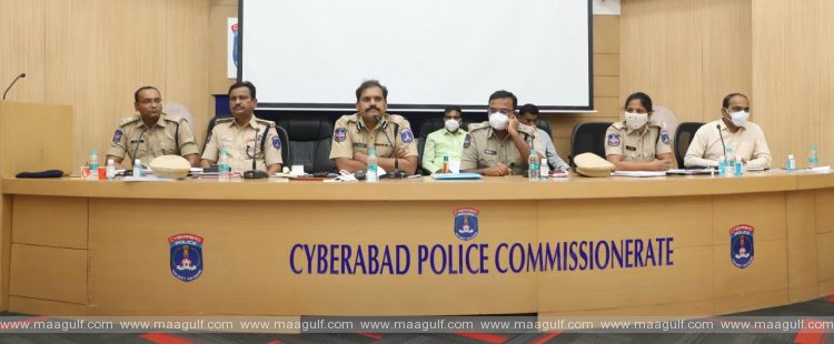 గణేష్ బందోబస్తు పై సైబరాబాద్ సీపీ సమీక్ష సమావేశం