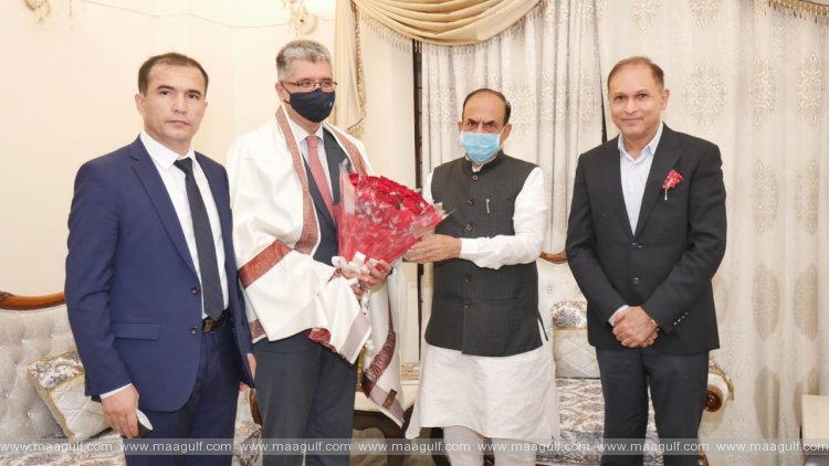 టి.హోంమంత్రిని కలిసిన ఉజ్బెకిస్తాన్ రాయబారి