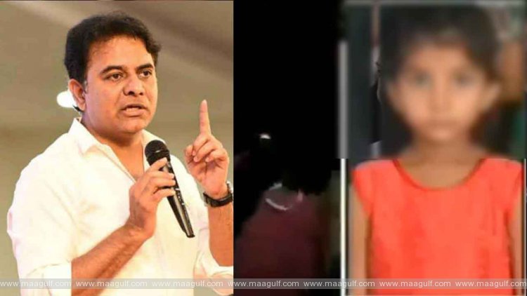 సింగరేణి కాలనీలో జరిగిన చిన్నారి రేప్ అండ్ మర్డర్ పై కేటీఆర్ సీరియస్