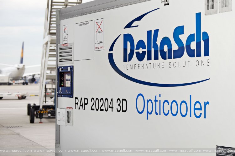 హైదరాబాద్ ఎయిర్ కార్గోలో జర్మనీకి చెందిన డోకాష్ ‘ఆప్టికూలర్’ కంటెయినర్ స్టేషన్‌