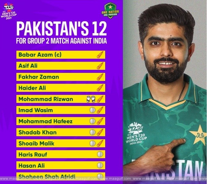 భారత్‌తో తలపడే పాకిస్తాన్ టీం ఇదే.. వెల్లడించిన పీసీబీ