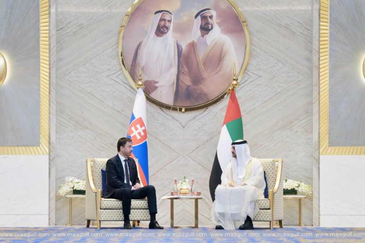 Maktoum bin Mohammed meets with Slovak Prime Minister at Expo 2020