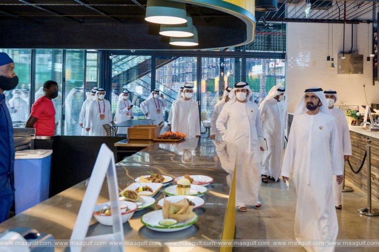 Sheikh Mohammed visits African dining hall Alkebulan at Expo 2020 Dubai
