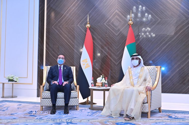 Sheikh Mohammed meets with Egyptian PM at Expo 2020