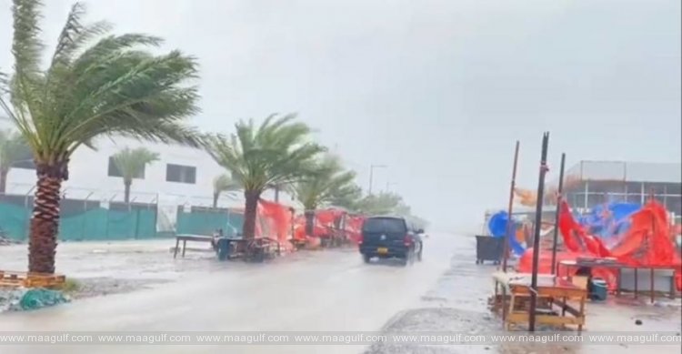తీరం దాటిన షహీన్ తుపాను: ముసన్నా, సువైక్‌లలో వర్షాలు