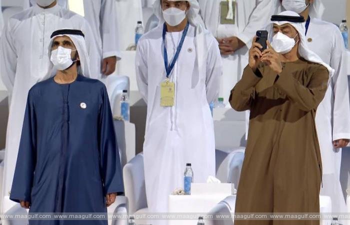 Mohammed bin Rashid, Mohamed bin Zayed attend opening ceremony of Expo 2020 Dubai