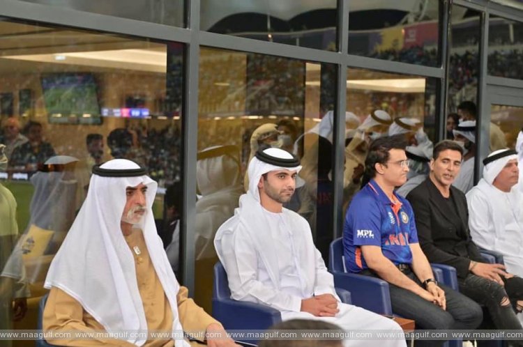 Mansoor bin Mohammed attends India vs. Pakistan match at ICC T20 World Cup