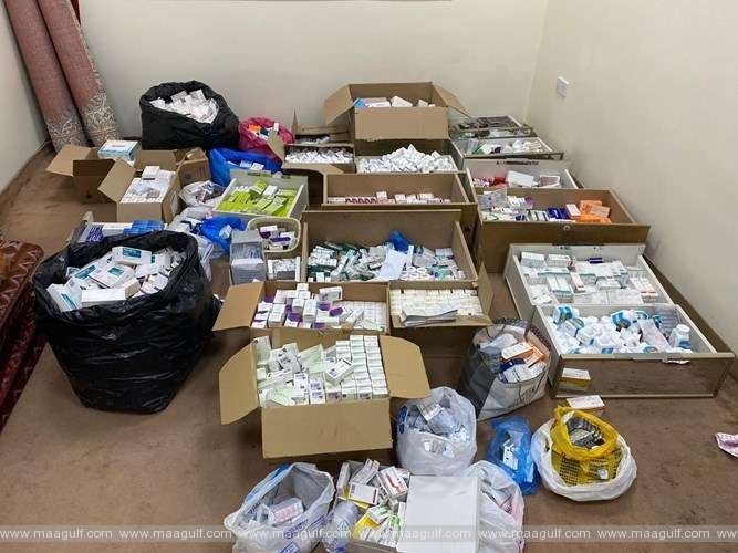 జిలీబ్ అల్ షుయోఖ్‌లో పెద్ద మొత్తంలో మందుల సీజ్