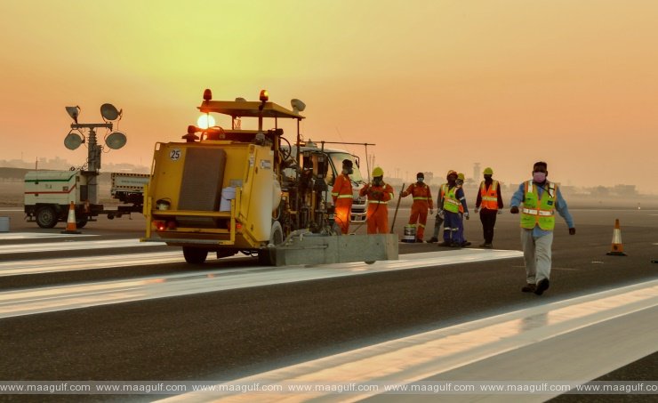 కీలకమైన ఎయిర్ ఫీల్డ్ నిర్వహణ పనుల్ని పూర్తి చేసిన బహ్రెయిన్ విమానాశ్రయం