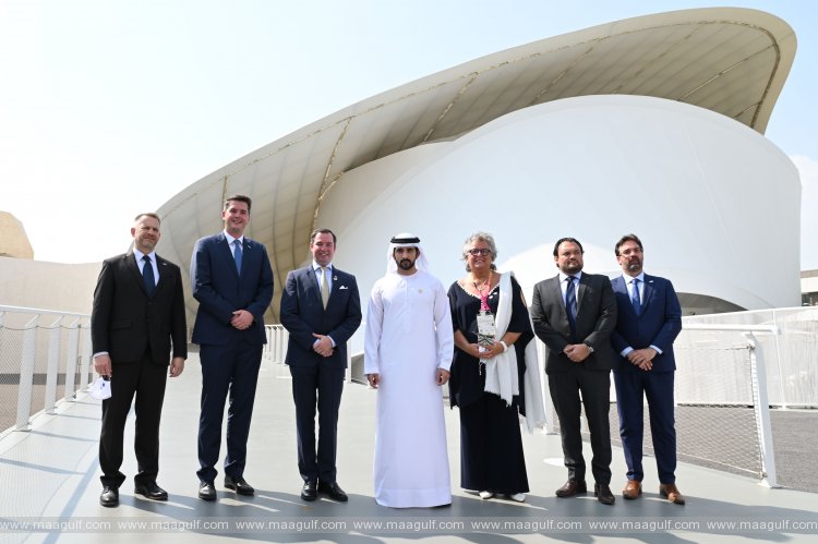 20 Sheikh Hamdan receives the Crown Prince of Luxembourg at Expo 2020 Dubai