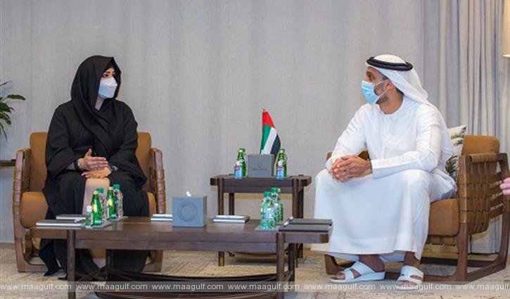 Latifa bint Mohammed holds meetings with leading media at EXPO 2020