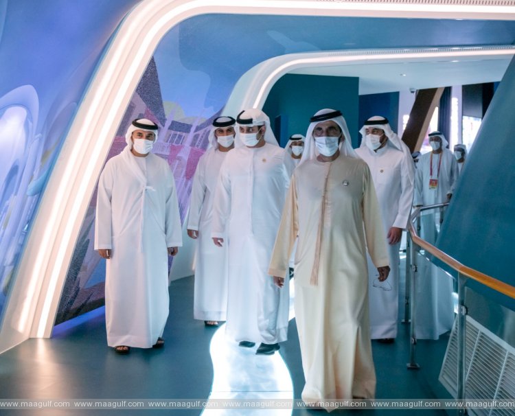 20 Sheik Mohammed visits Alif - The Mobility Pavilion and Hungary Pavilion at Expo 2020 Dubai