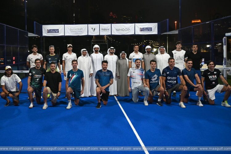 Mansoor bin Mohammad attends inaugural Dubai Padel Cup finale