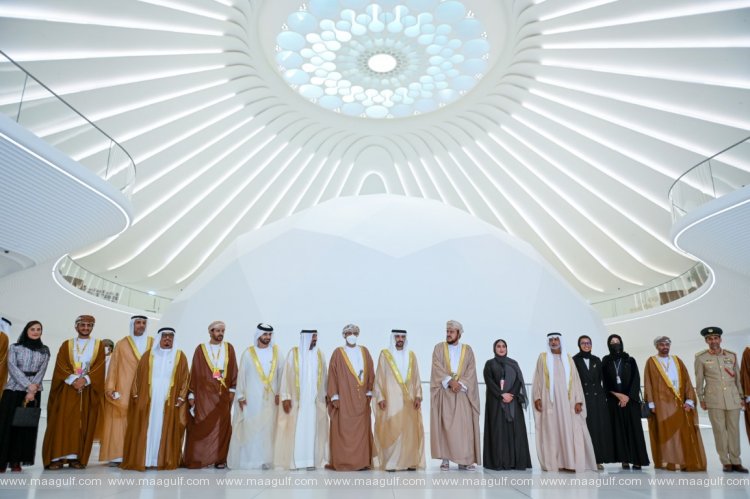 20 Hamdan bin Mohammed meets with Omani Deputy Prime Minister for Relations and International Cooperation Affairs at Expo 2020