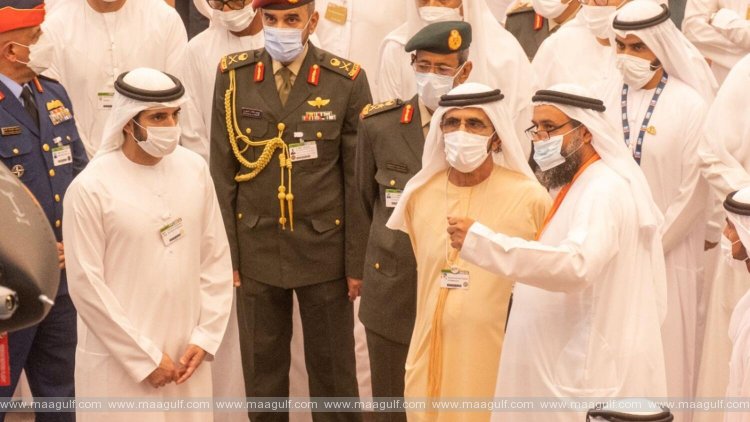 Sheikh Mohammed tours Dubai Airshow 2021 exhibition